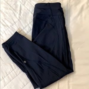 Lululemon- Time to Sweat Crop 23” Navy